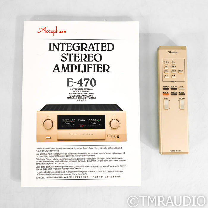 Accuphase E-470 Stereo Integrated Amplifier