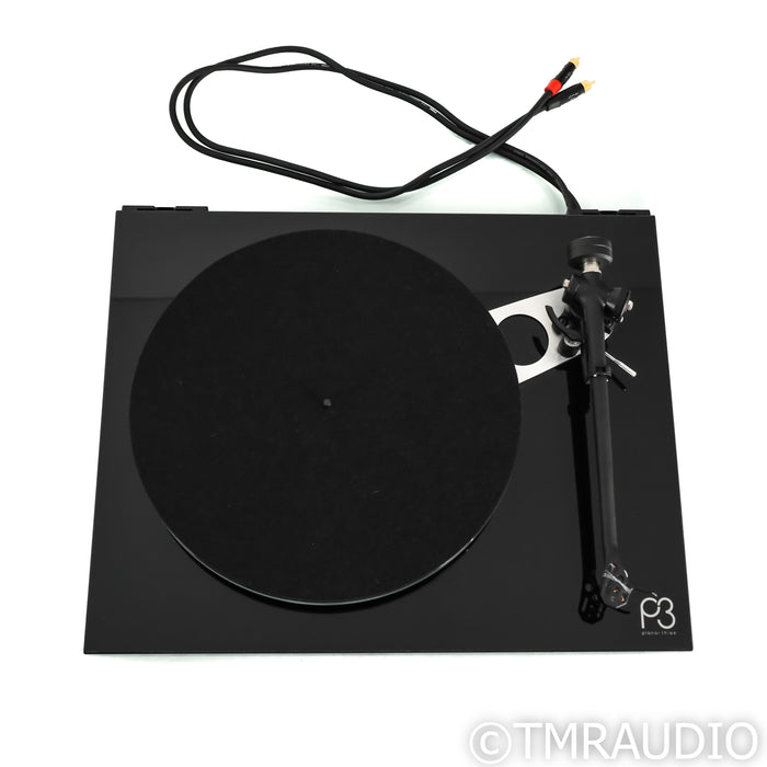 Rega Planar 3 Belt Drive Turntable; Black (No Cartridge)