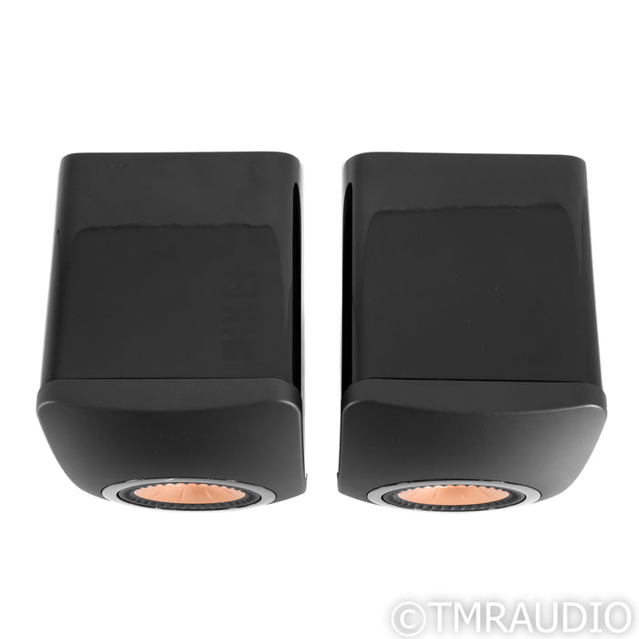 KEF LS50 Bookshelf Speakers; Black Pair