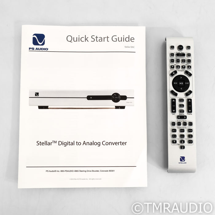 PS Audio Stellar DAC; D/A Converter