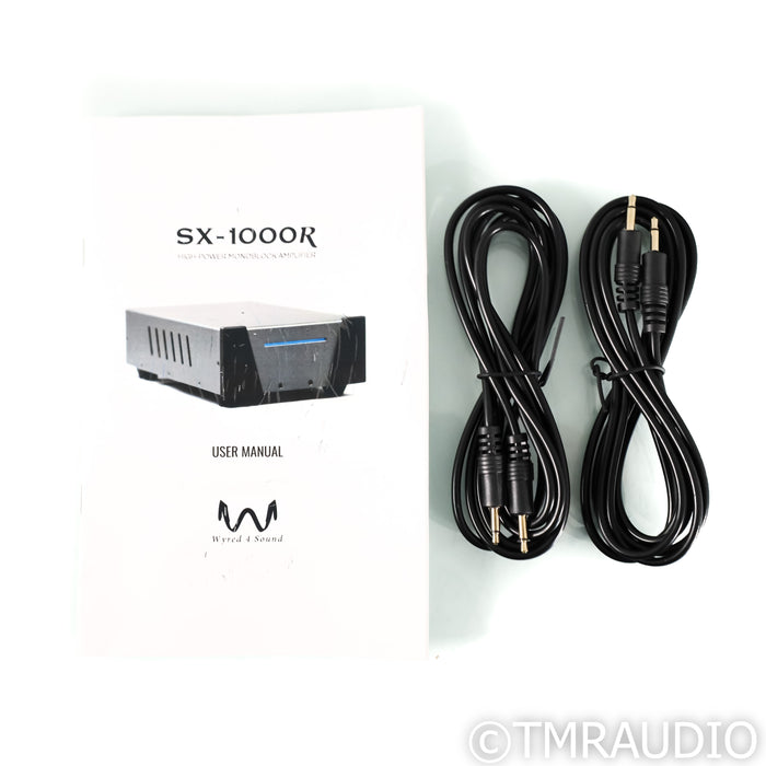 Wyred 4 Sound SX-1000R Monblock Power Amplifiers; Pair