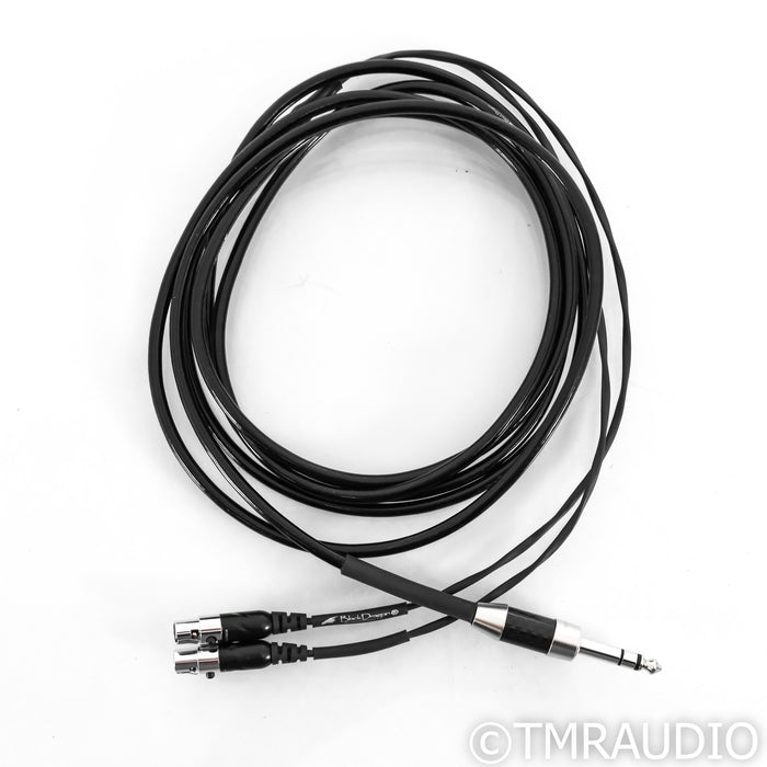Moon Audio Black Dragon Headphone Cable; 10ft; Dual 4-Pin Mini XLR to 1/4"