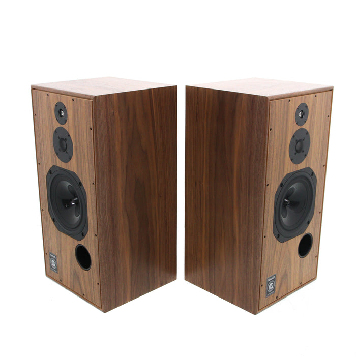 Harbeth Super HL5+ 40th Anniv. Bookshelf Speakers; Walnut Pair