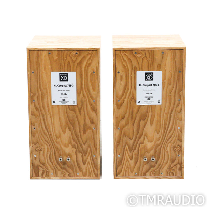 Harbeth HL Compact 7ES-3 XD Bookshelf Speakers; Tamo Ash Pair