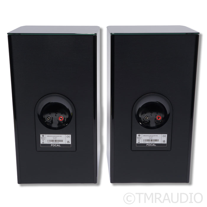 Focal Aria Evo X No.1 Bookshelf Speakers; Black Pair (Open Box)
