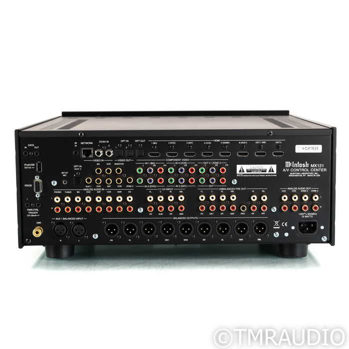 McIntosh MX121 7.2 Channel Home Theater Surround Processor; MM Phono