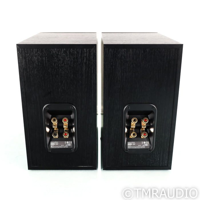 Bowers & Wilkins 685 S2 Bookshelf Speakers; Black Pair