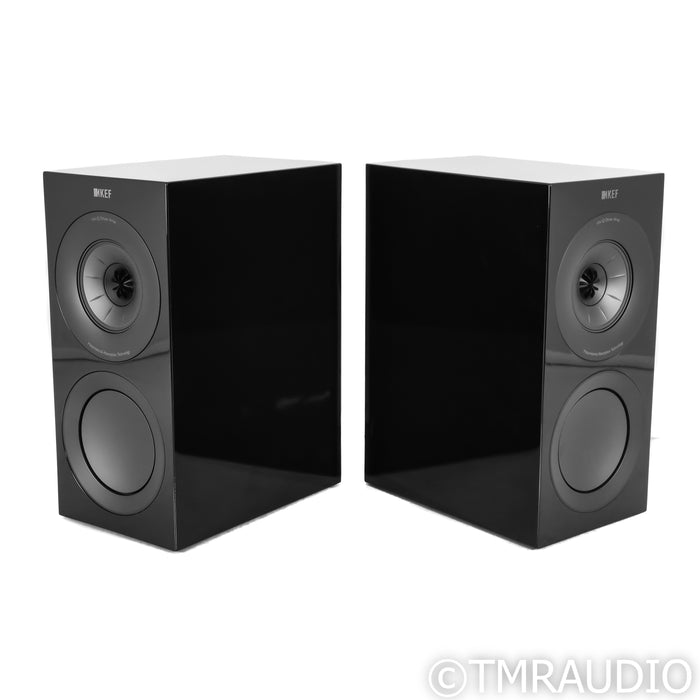 KEF R3 Meta Bookshelf Speakers; Black Gloss Pair