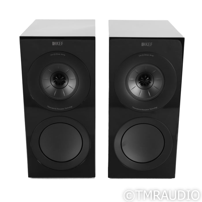 KEF R3 Meta Bookshelf Speakers; Black Gloss Pair