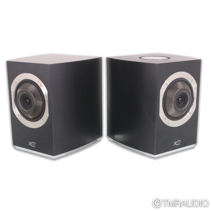 Cabasse Rialto Active Bookshelf Speakers; Black Pair (No Grills)