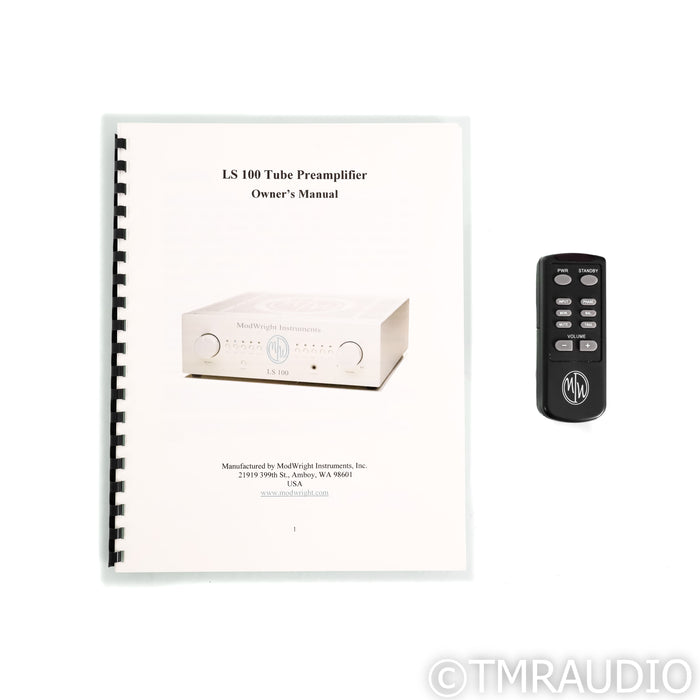 ModWright LS 100 Stereo Tube Preamplifier