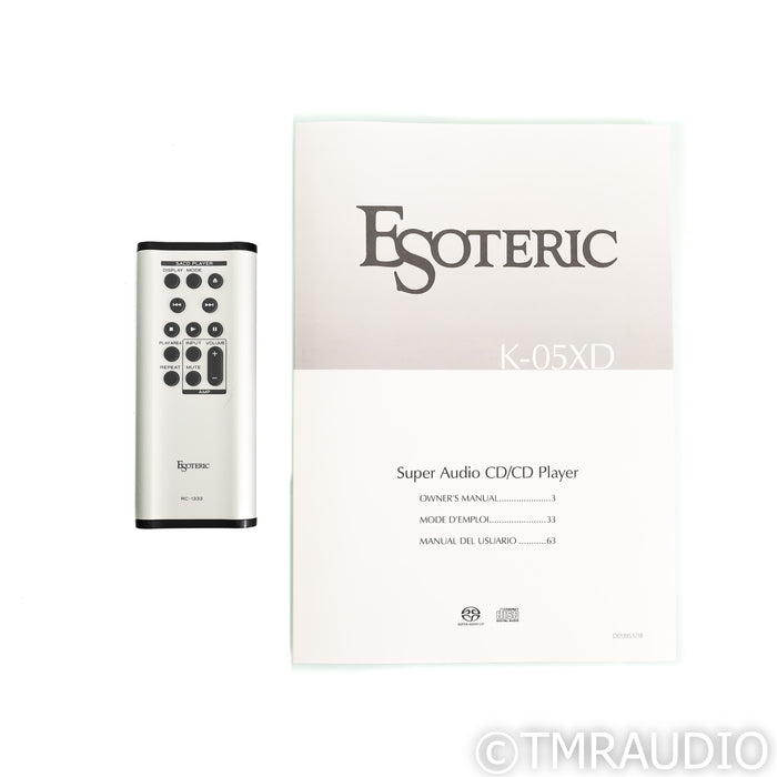 Esoteric Audio K-05XD SACD / CD Player