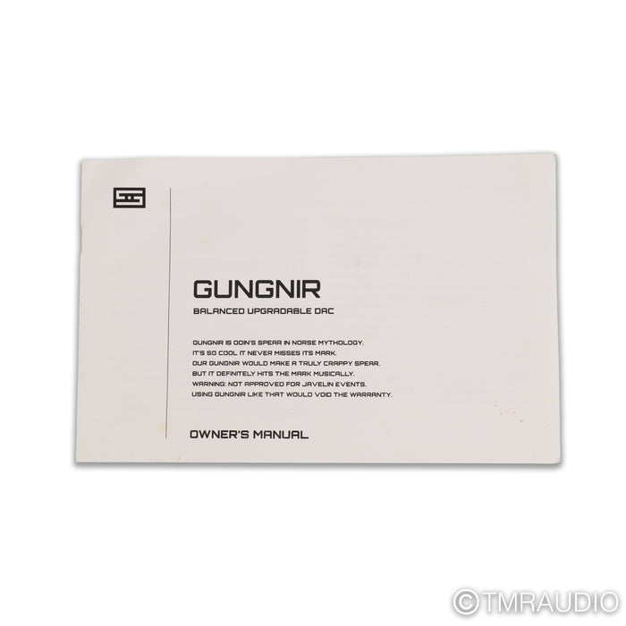 Schiit Audio Gungnir Multibit DAC; D/A Converter