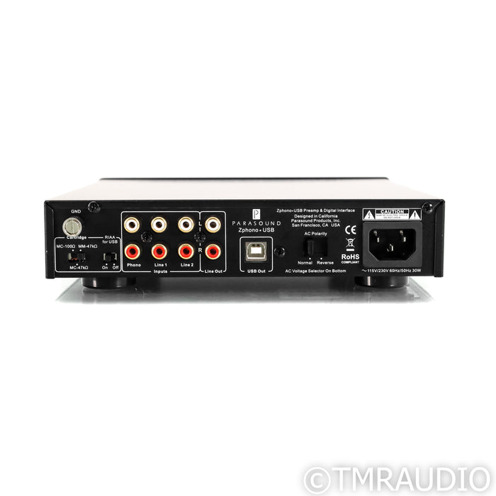 Parasound Zphono MM / MC Phono Preamplifier; Digital Interface
