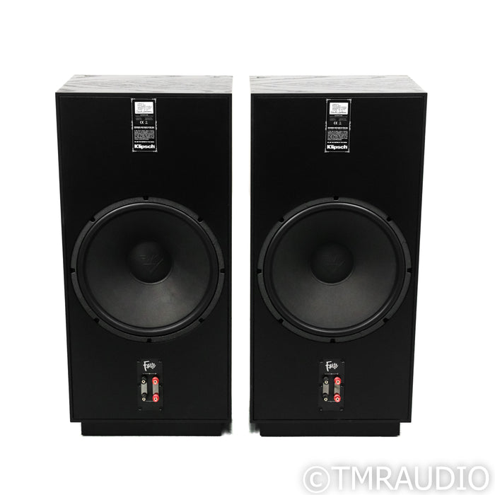 Klipsch Forte IV Floorstanding Speakers; Black Ash Pair