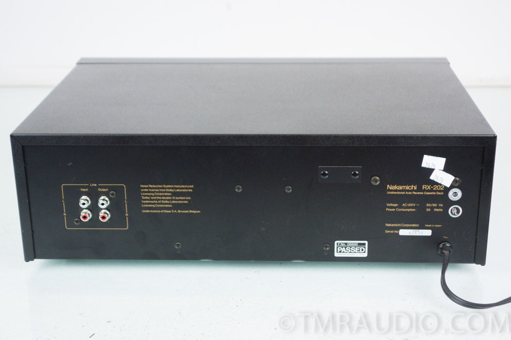 Nakamichi RX-202 Stereo Cassette Deck / Tape Recorder AS-IS