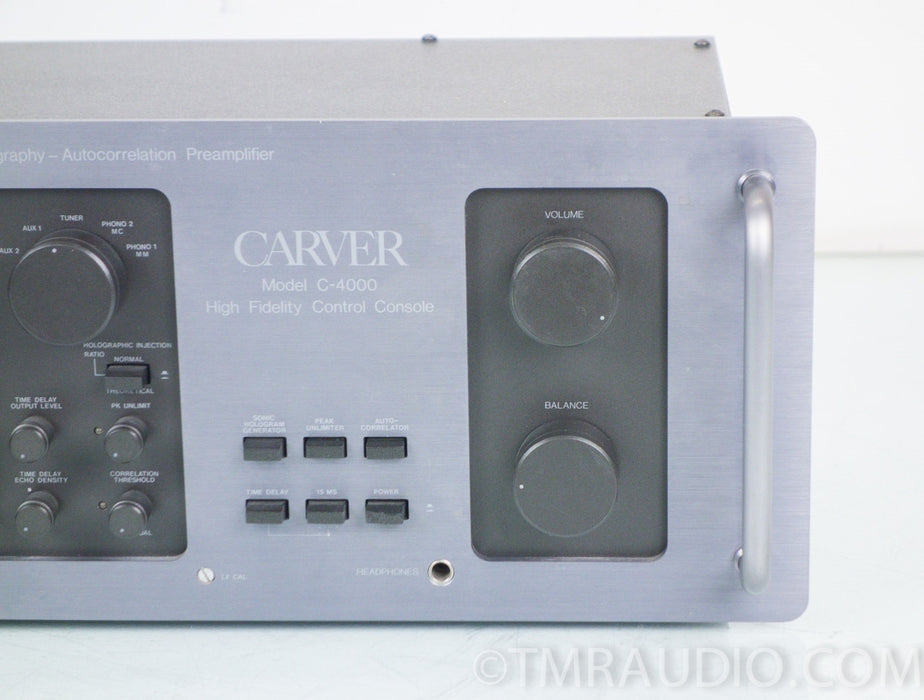 Carver Model C-4000 Stereo Preamplifier w/ Phono Preamp