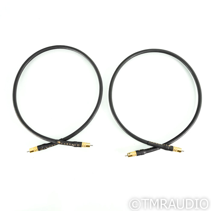 Cardas Golden Reference RCA Cables; 1m Pair Interconnects
