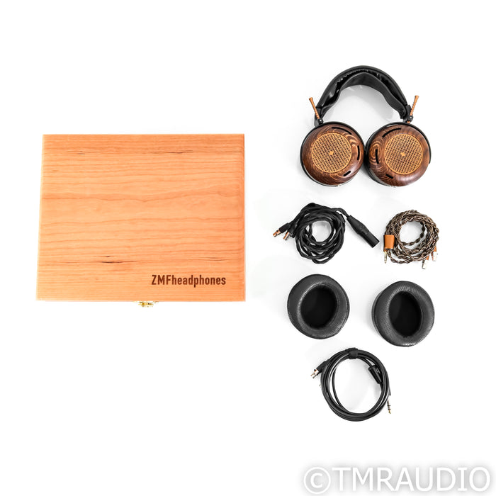 ZMF Caldera Open Back Headphones; Aged Oak w/ ZMF Pro Cable