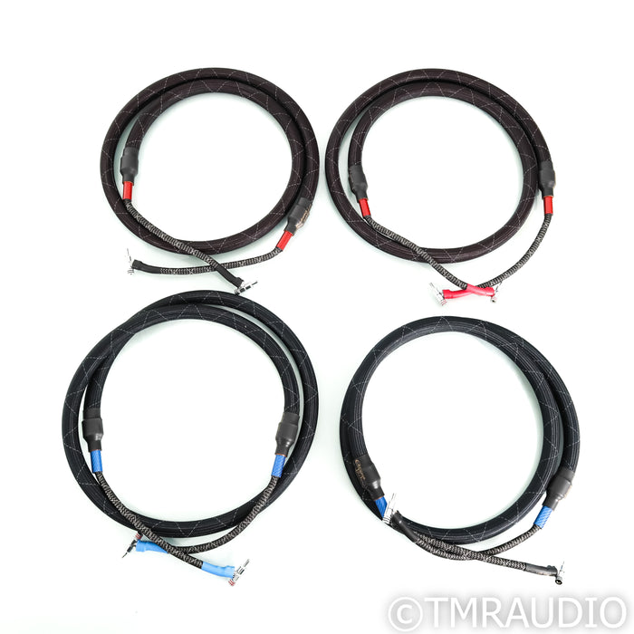 Cerious Technologies Graphene Matrix + Damping2 Speaker Cables; 8ft Pair
