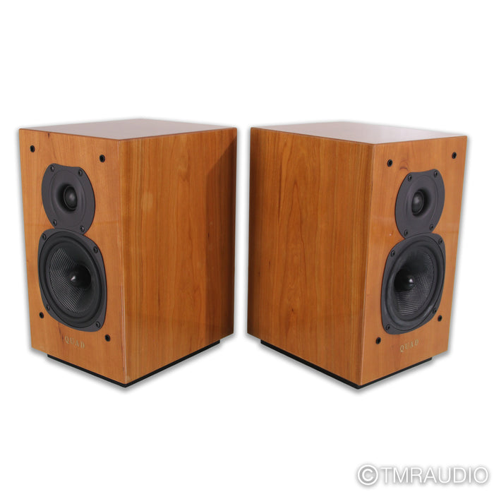 Quad 11L2 Bookshelf Speakers; Pair (No Grills); Cherry