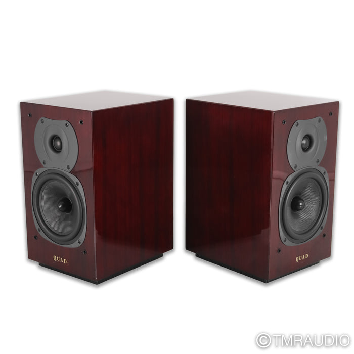 Quad 12L2 Bookshelf Speakers; Pair (No Grills); Rosewood