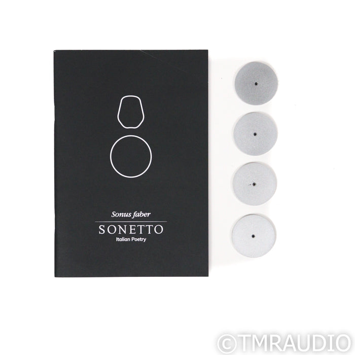 Sonus Faber Sonetto V Floorstanding Speakers; Walnut Pair