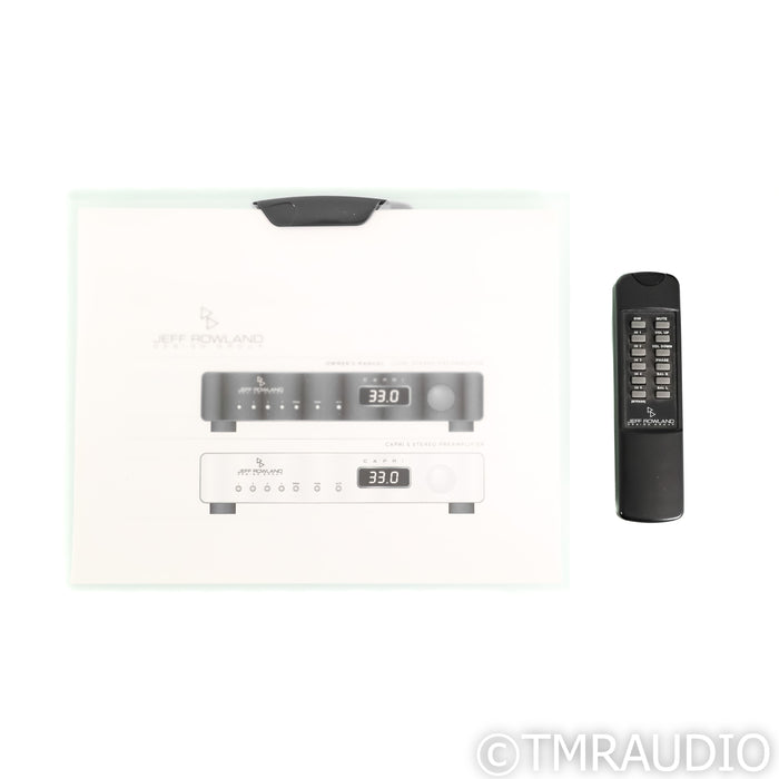 Jeff Rowland Design Capri S2 Preamplifier; MM Phono; DAC