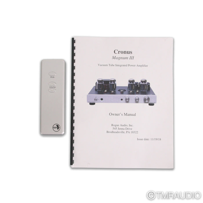Rogue Audio Cronus Magnum III Stereo Tube Integrated Amplifier; MM / MC Phono