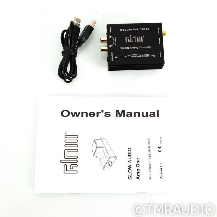 GLOW Audio Amp One V1.8 Stereo Tube Integrated Amplifier; w/ GLOW DAC 1.3