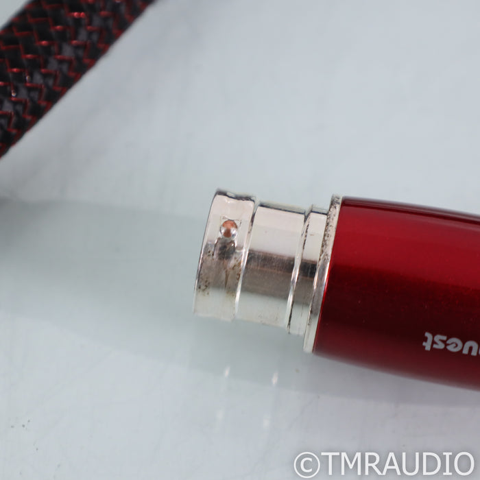 AudioQuest Fire XLR Cables; 1.5m Pair Balanced Interconnects; 72v DBS