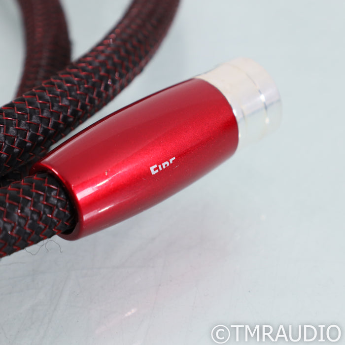 AudioQuest Fire XLR Cables; 1.5m Pair Balanced Interconnects; 72v DBS
