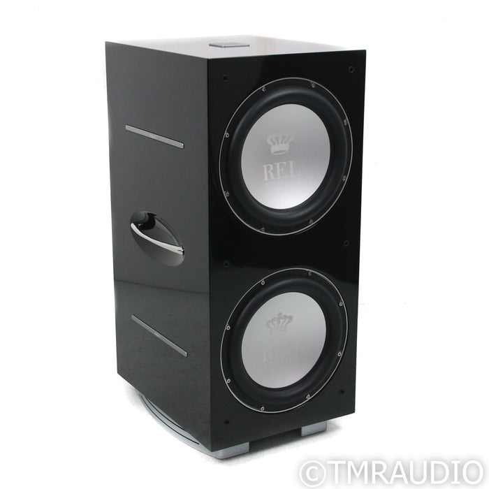 REL Acoustics 212/SX Dual 12" Powered Subwoofer; Piano Black