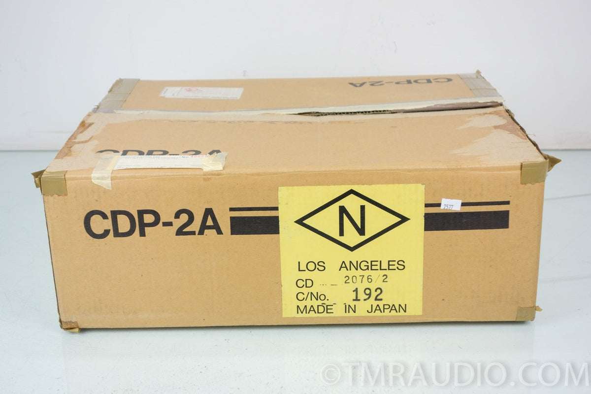 Nakamichi CDP-2A Classic Audiophile CD Player in Factory Box — The