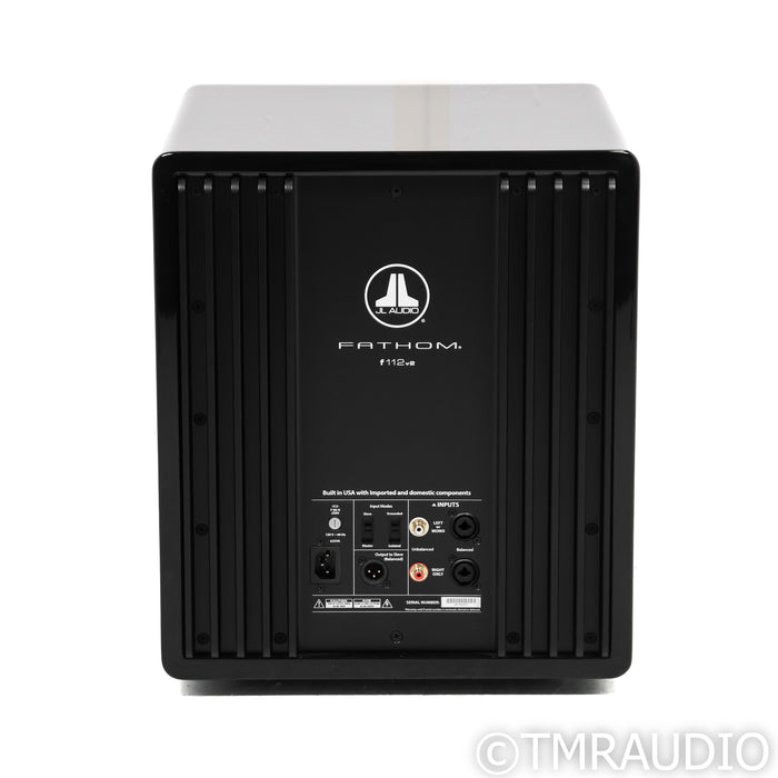 JL Audio Fathom F112 v2 12" Powered Subwoofer; Black Gloss