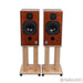 Harbeth C7ES-3 30th Anniversary Bookshelf Speakers; Cherry Pair w/ Stands