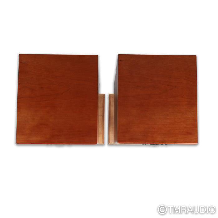 Harbeth C7ES-3 30th Anniversary Bookshelf Speakers; Cherry Pair w/ Stands