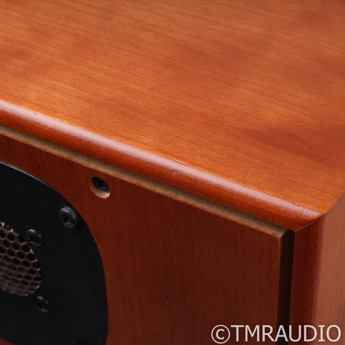 Harbeth C7ES-3 30th Anniversary Bookshelf Speakers; Cherry Pair w/ Stands