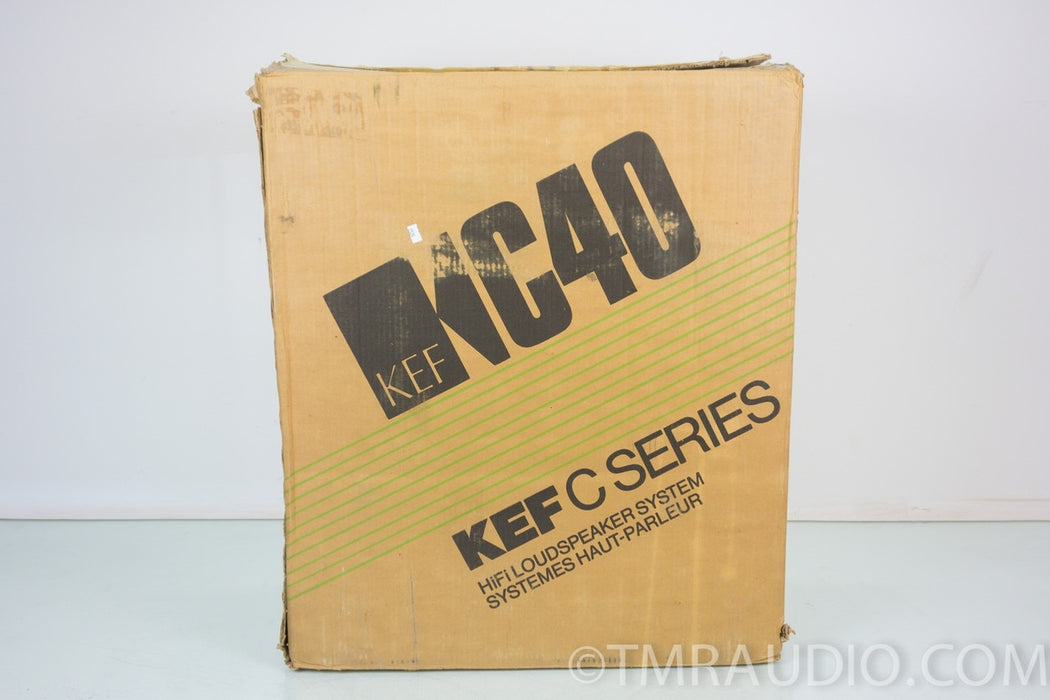 Kef C40 Bookshelf Speakers in Factory Box