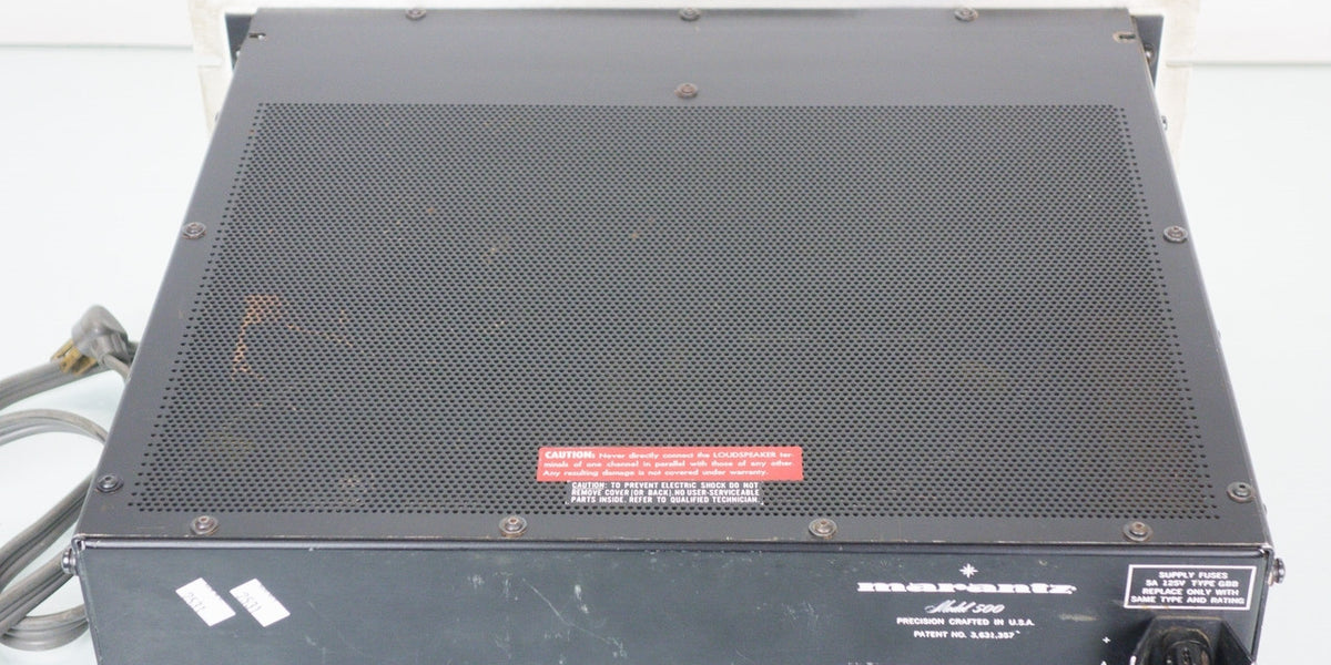 Marantz Model 500 Vintage Stereo Power Amplifier — The Music Room