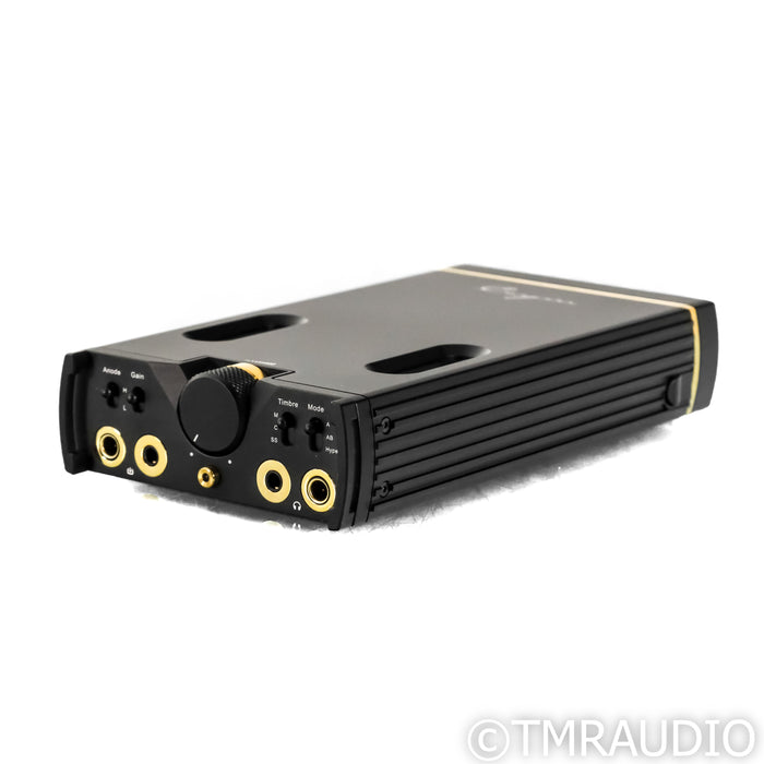 Cayin C9ii Portable Tube Hybrid Headphone Amplifier; Silver Dragon Cable