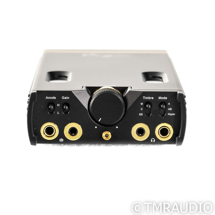Cayin C9ii Portable Tube Hybrid Headphone Amplifier; Silver Dragon Cable