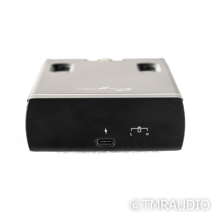 Cayin C9ii Portable Tube Hybrid Headphone Amplifier; Silver Dragon Cable
