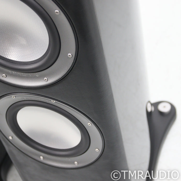 Monitor Audio Platinum 300 Floorstanding Speakers; Black Piano Pair