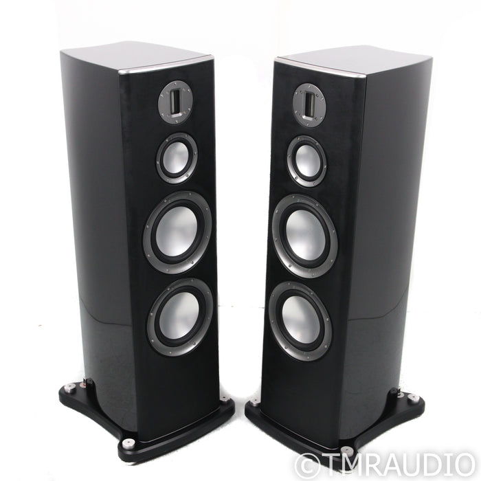 Monitor Audio Platinum 300 Floorstanding Speakers; Black Piano Pair