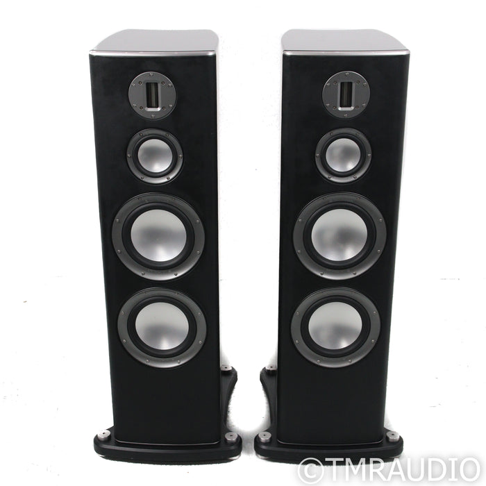 Monitor Audio Platinum 300 Floorstanding Speakers; Black Piano Pair