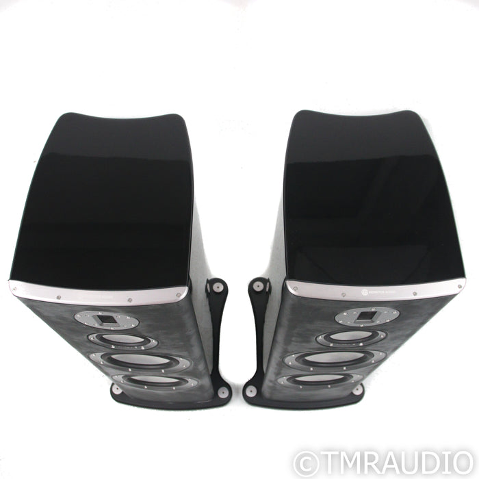 Monitor Audio Platinum 300 Floorstanding Speakers; Black Piano Pair
