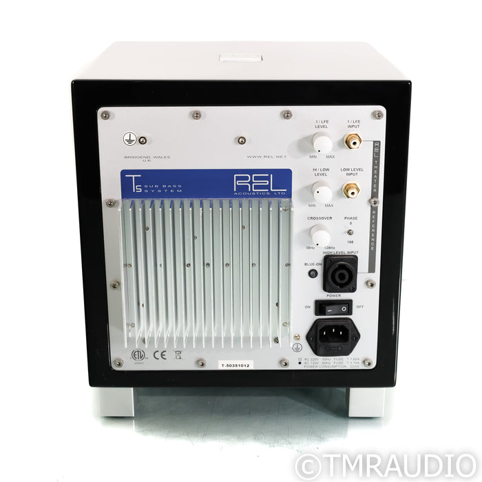 REL Acoustics T5 8" Active Subwoofer; Gloss Black