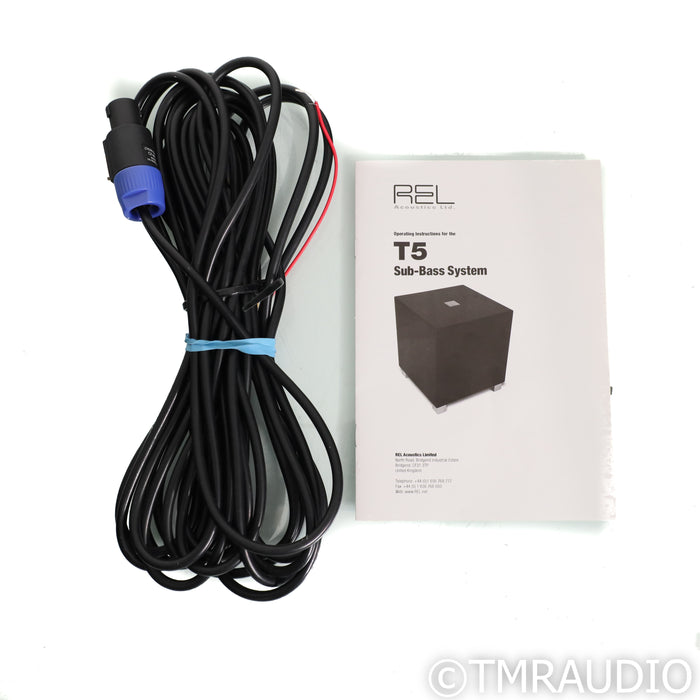 REL Acoustics T5 8" Active Subwoofer; Gloss Black