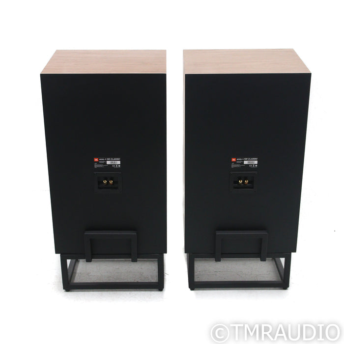 JBL James Lansing L100 Classic Bookshelf Speakers; Walnut Pair with Stands